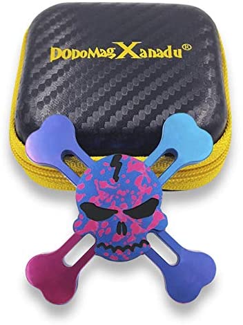 Starss Skull Hand Spinner Fidget Toy with case Starss Skull Hand Spinner Fidget Toy with case